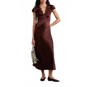 NEW DÔEN coraline dress in brown
